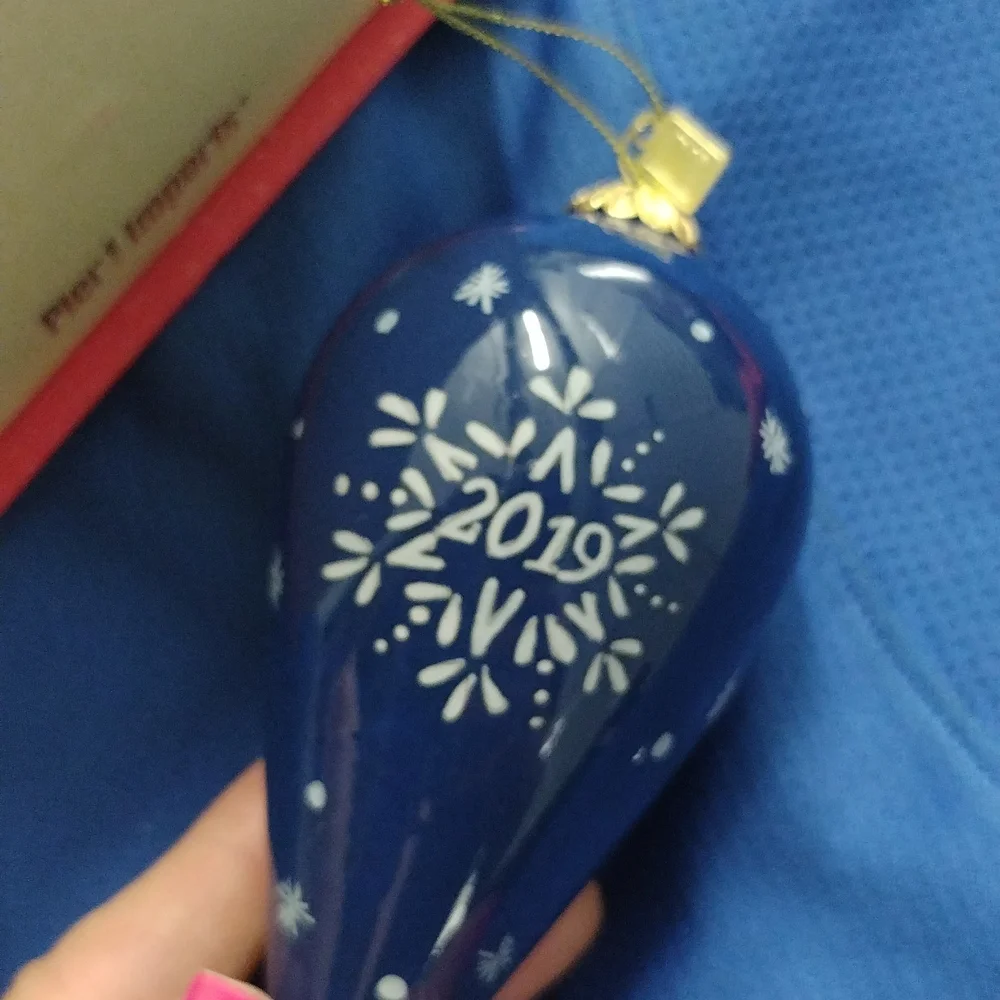 Pier 1 imports hand-painted angel ornament